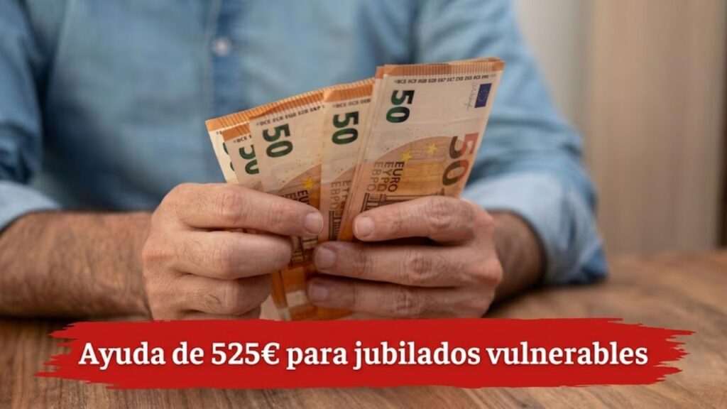 Ayuda de 525€ para jubilados vulnerables: requisitos y cómo solicitarla paso a paso