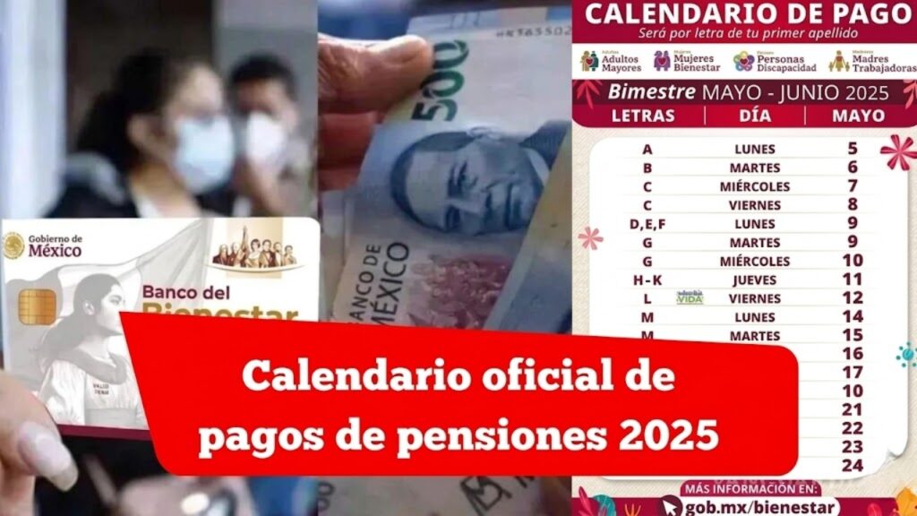 Calendario oficial de pagos de pensiones abril: consulta tus fechas y requisitos