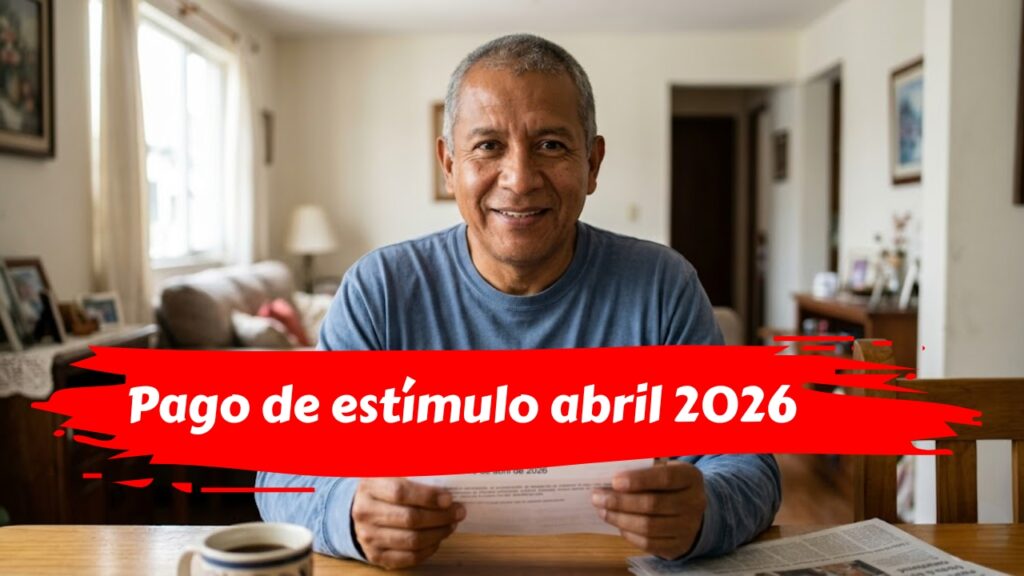 Pago de estímulo abril 2026: calendario oficial, beneficiarios, montos y requisitos clave