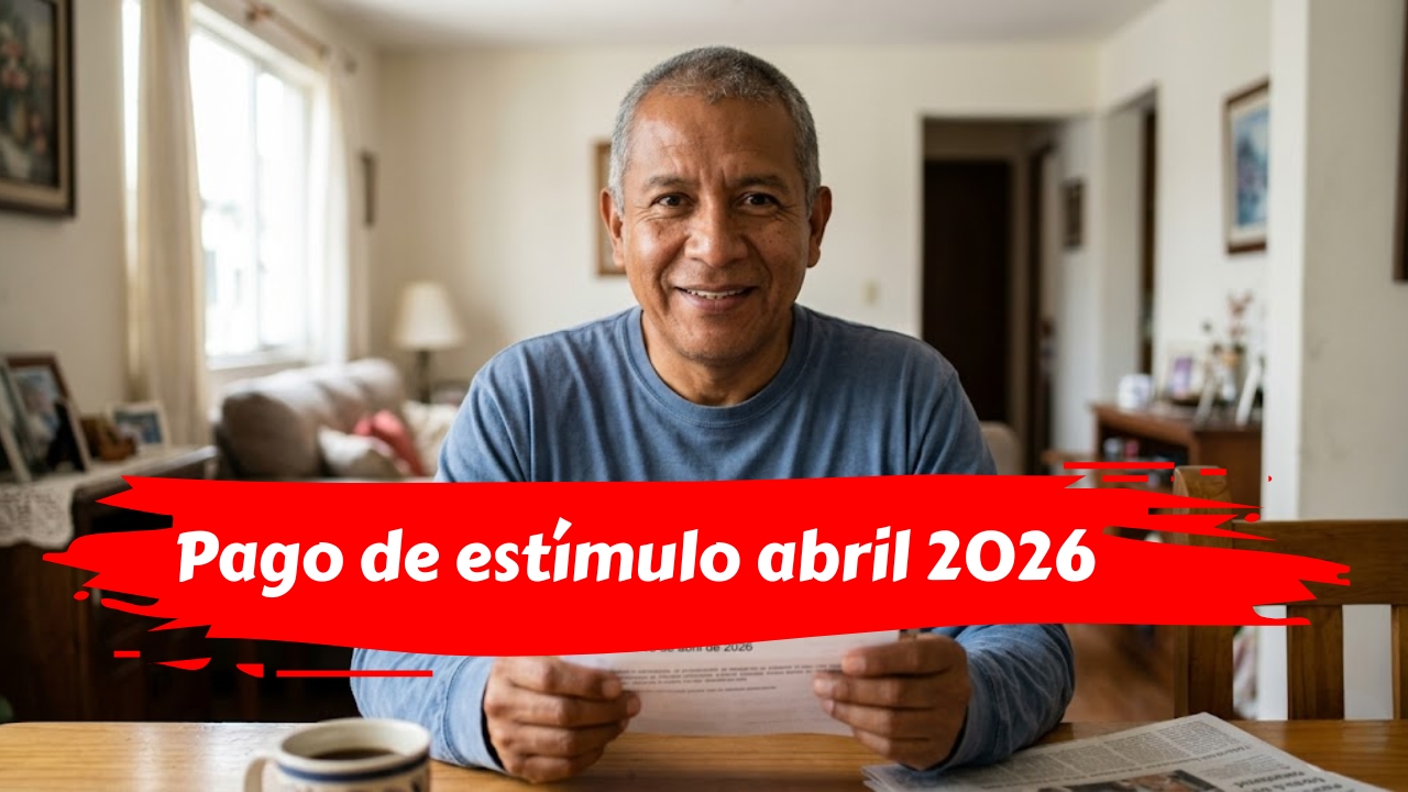 Pago de estímulo abril 2026: calendario oficial, beneficiarios, montos y requisitos clave
