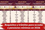 Requisitos y trámites para acceder a pensiones mínimas en 2026: guía completa